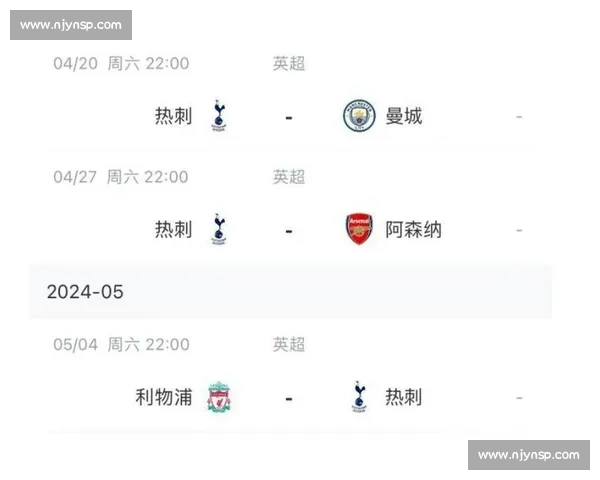 热刺迎战莱切斯特，关键胜负牵动英超排名格局变动